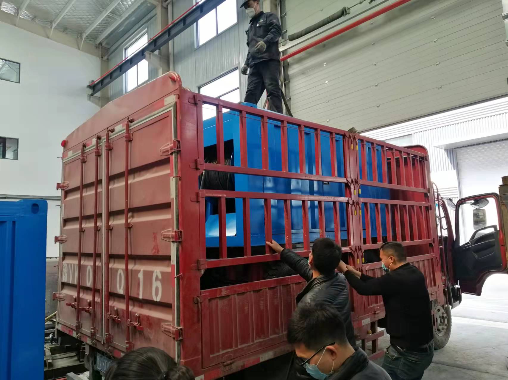 大型管道清洗機發貨